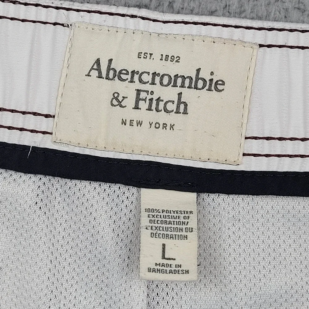 Abercrombie & Fitch Y2K Mens Plaid Cargo Shorts Swim‎ Trunks Size L